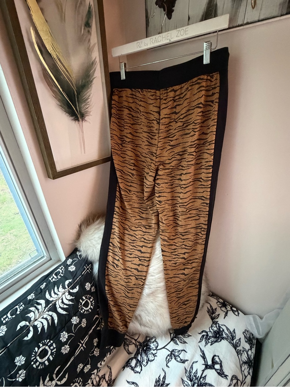 Chicos Zenergy Tiger Print Joggers - Picture 3 of 9